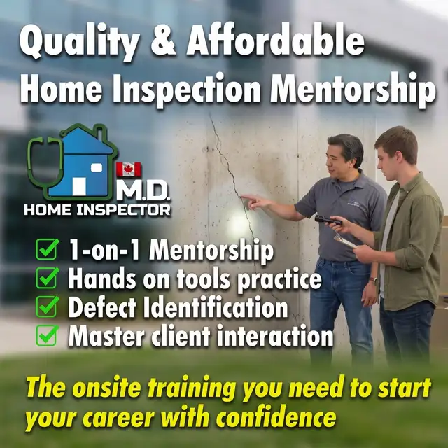 Home Inspector Mentorship | 1-on-1 Practical Field Training in Classes & Lessons in Mississauga / Peel Region - Image 2