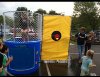 Fun fun fun dunk tank  rental carnival games inflatable bouncers