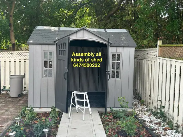assembly of storage shed in Outdoor Tools & Storage in City of Toronto - Image 2