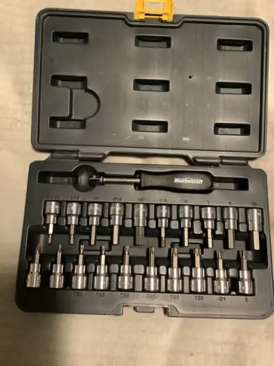 Mastercraft Bit Set. New in case, View more