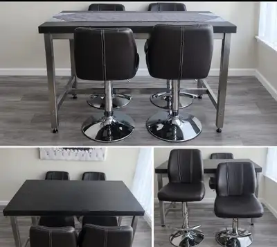 Table and 4 Chairs - As Is, View more