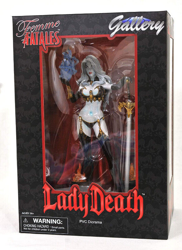 Femme Fatales Lady Death Universe Energy Flames, Skull & Sword D dans Art et objets de collection  à Longueuil/Rive Sud - Image 2