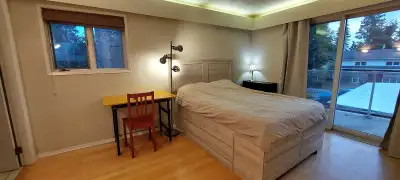 Available in January 2027. Furnished room with private complete bathroom, for rent in a shared house...