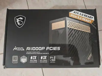 MEG MSI 1000 watt power supply , View more