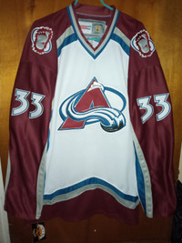 Lot Detail - 1990s Patrick Roy Colorado Avalanche Game-Used Jersey