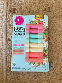 Eos Natural and Organic Lip Balm Stick, 8-pack