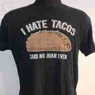 Vintage I Hate Tacos t-shirt  in Men's in Woodstock