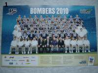 Collection of Winnipeg Blue bombers merchandise posters, cards