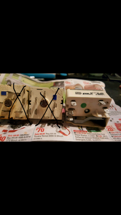 Stove heat control knob 9750644 9750643 Range switch. $15 each, View more