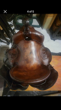 Beautiful antique saddle