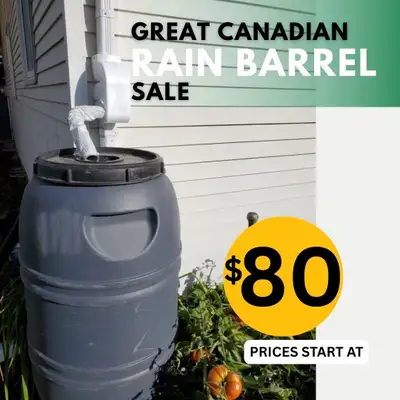 Lower Sackville, NS: Rain Barrels with Accessories, View more