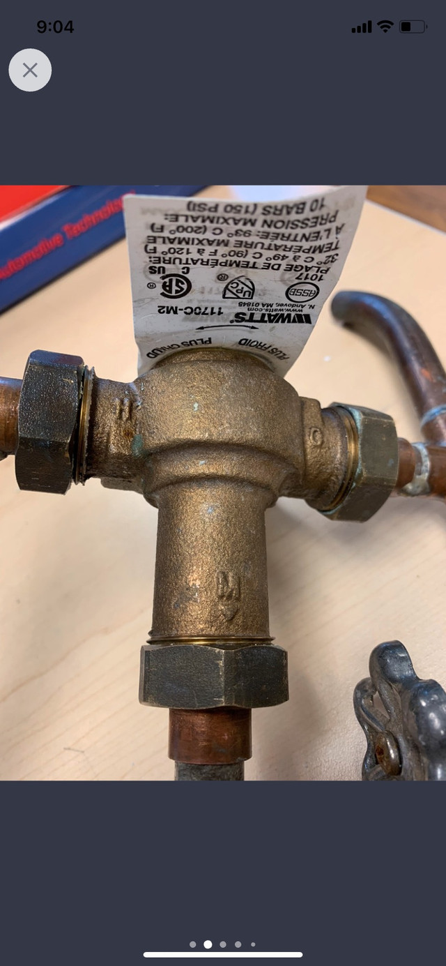 Hot water mixing valve in Plumbing, Sinks, Toilets & Showers in Hamilton