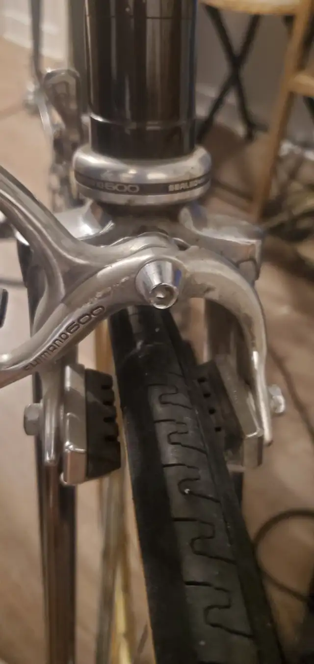Vintage road bike bianchi 21" all shimano 600 perfect condition. in Road in Ottawa - Image 5