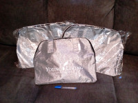 Silver Duffel Bag