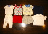 boy 3-6m summer clothes lot