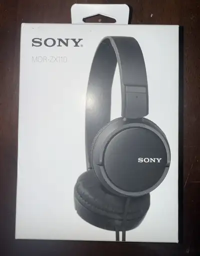 Sony MDR-ZX110 Over-Ear Headphones (Black), View more