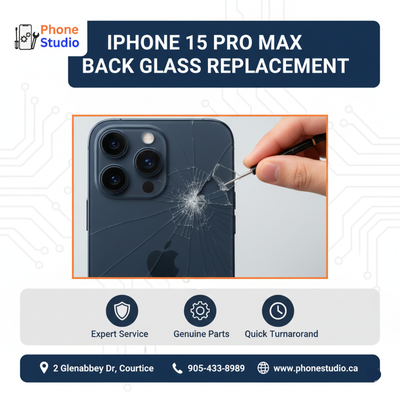  iPhone 15 Pro Max Back Glass Cracked? Fixed Fast @ PSC, View more
