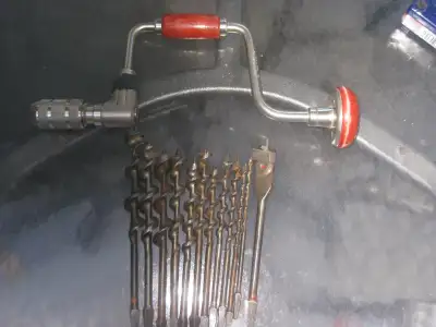 Brace and bits new Craftsman brace and vintage bits, View more