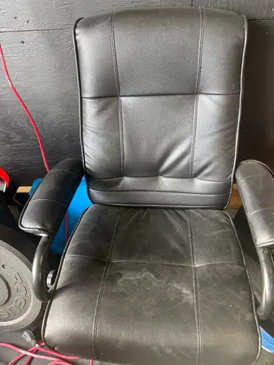 faux leather chair, View more