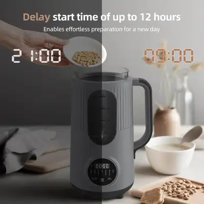 Condition - New Enjoy fresh homemade plant-based drinks with the Zopehan 8 in 1 Nut Milk Maker 35 oz...