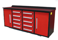 Workbench Garage Cabinet 7FT (10 Drawers & 2 Cabinets)