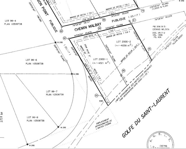 1.01 Acre Shorefront Lot CH Malbay/Miscou NB in Land for Sale in Saint John - Image 2