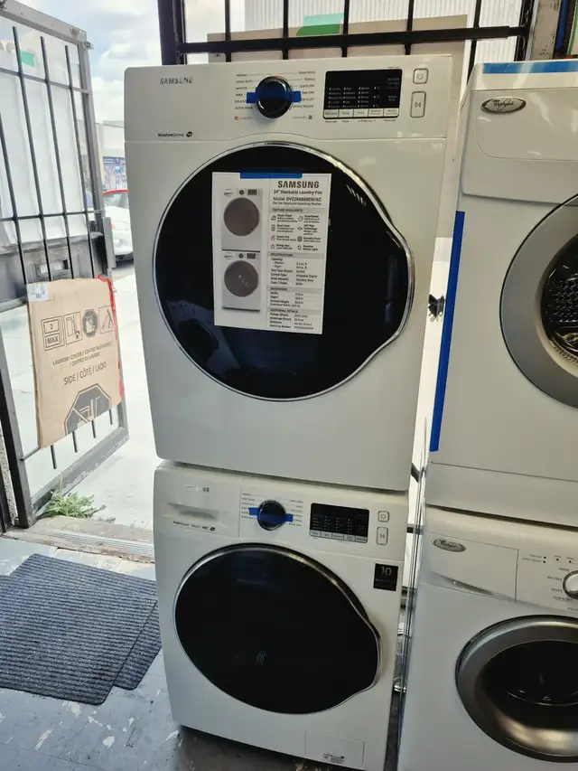 Samsung 24" Stackable Washer and Dryer Pair in Washers & Dryers in City of Toronto - Image 2