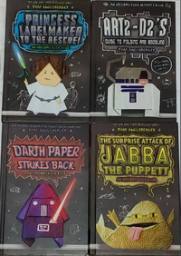 5 Origami Yoda Star Wars HARD & Soft Cover Books - Origami Yoda,