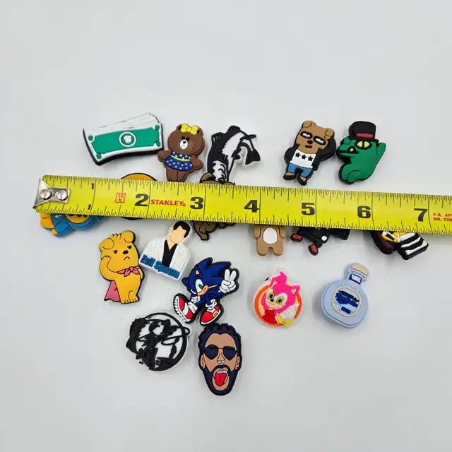 Shoe Charms Jibbitz Rubber Lot Of 86 Female Singer Disney Read in Arts & Collectibles in Strathcona County - Image 11