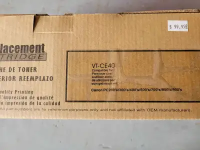 Canon E40 Toner Cartridge Replacement, View more