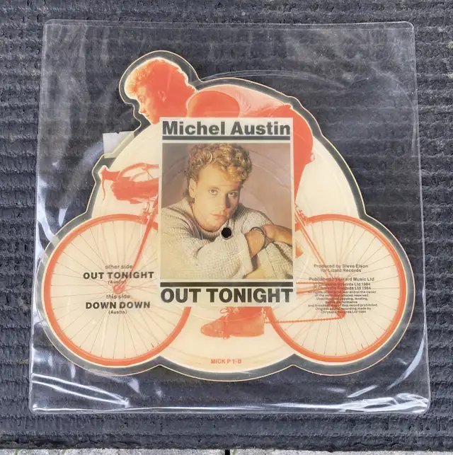 Picture Disc Vinyl Record Michel Austin - 1984 Synth Pop single in CDs, DVDs & Blu-ray in Oshawa / Durham Region - Image 3