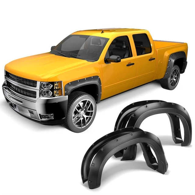 New. YHTAUTO CHEVY SILVERADO FRONT/REAR FENDER FLARES 2019-23  in Auto Body Parts in St. Catharines