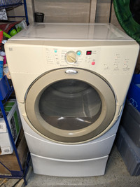 Dryer Electric Whirlpool 27" -Stackable With or Without Pedestal