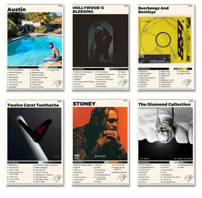 Post Malone Album Canvas Posters, View more