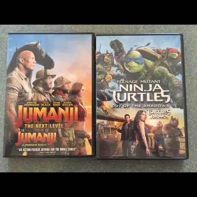 Teenage Mutant Ninja Turtles Out if the Shadows Both are in excellent condition. $6 each. Price is f...