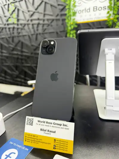 iPhone 15Plus- 256GB- ( Black), View more