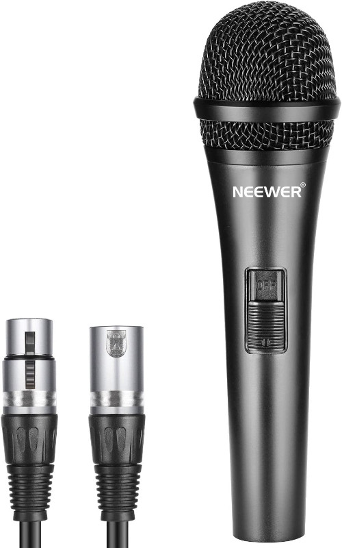 Neewer Cardioid Dynamic Microphone  XLR Male to XLR Female cable in Pro Audio & Recording Equipment in City of Toronto