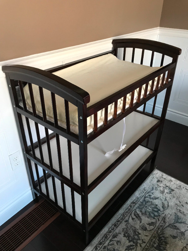 Baby change table with shelves in Bathing & Changing in Sudbury - Image 2