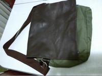 Leather/Canvas Shoulder Laptop bag-NEW