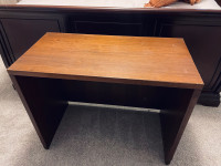 Solid wood desk (sturdy)