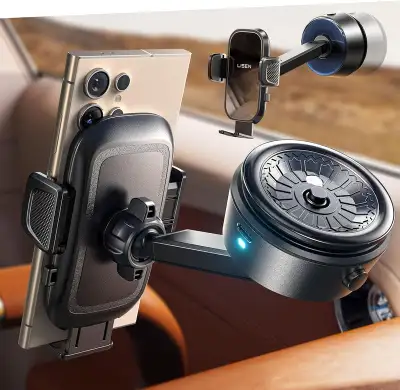 LISEN Electric Retractable Car Phone Mount,, View more