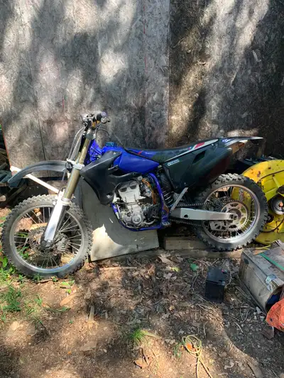 New forks seals and bushings. Front wheel bearings and seals. Carburetor serviced and new spark plug...