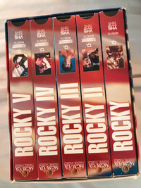 1995 Original Rocky VHS movie collection