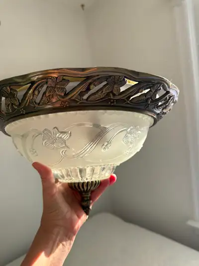 Vintage Floral Flush Mount Ceiling Light, View more