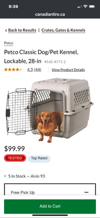 Medium dog kennel