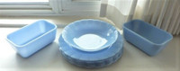 Pyrex Canada Blue Delphite Dishes in Nice Condition!  $5-$15 EA