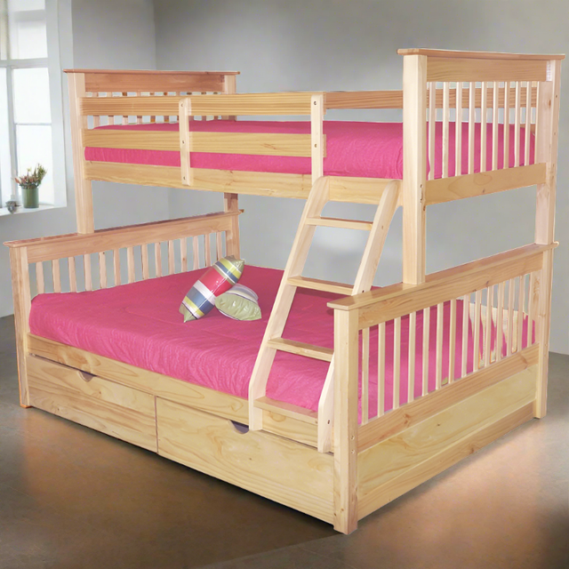 Surrey Solid Pine Bunk Beds for Families | Kids & Adults | Free in Beds & Mattresses in Delta/Surrey/Langley - Image 3