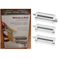 KitchenAid 3-Piece Pasta Roller & Cutter Set ATTACHMENT (New)