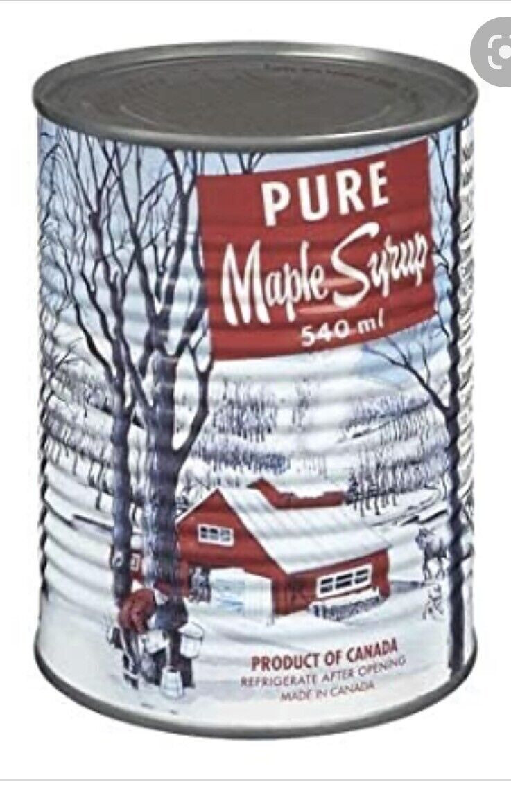 8x 540ml of maple syrup 100% pure,  from Quebec  for sale  