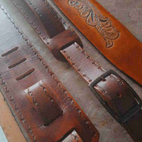 Handmade Leather Guitar Straps